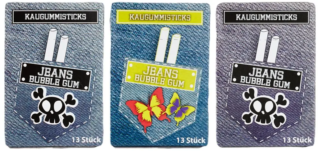 Жуйка сигарета DOK Jeans Bubble Gum Sticks 44г - фото 5