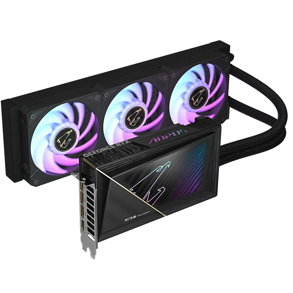 Відеокарта GeForce RTX 5080 16GB Gigabyte AORUS Xtreme WaterForce (GV-N5080AORUSX W-16GD) - фото 2