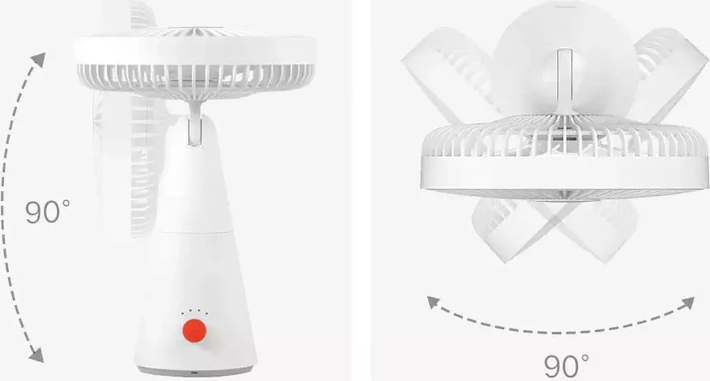 Вентилятор MiJia Desktop Mobile Fan ZMYDFS01DM/BHR5932CN [90875] - фото 3