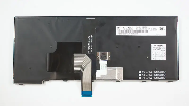 Клавіатура для ноутбука LENOVO (ThinkPad Edge: T431S, T440, T440P, T440S) rus, black, підсвічування клавіш - фото 2