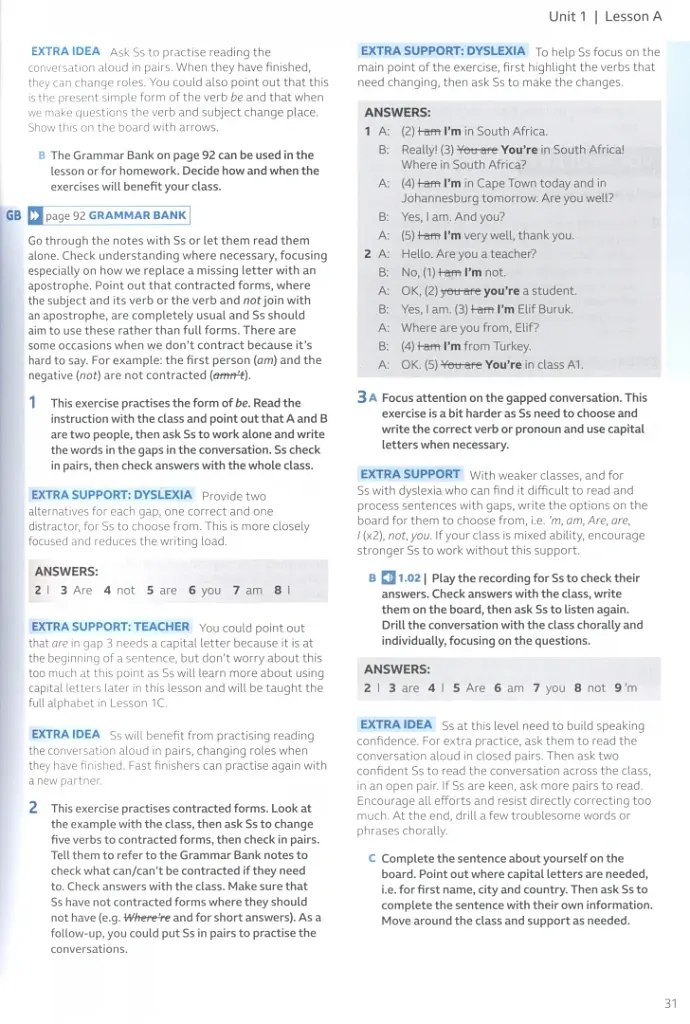 Speak Out A1. Teacher's Book with Teacher's Portal Access Code - фото 8