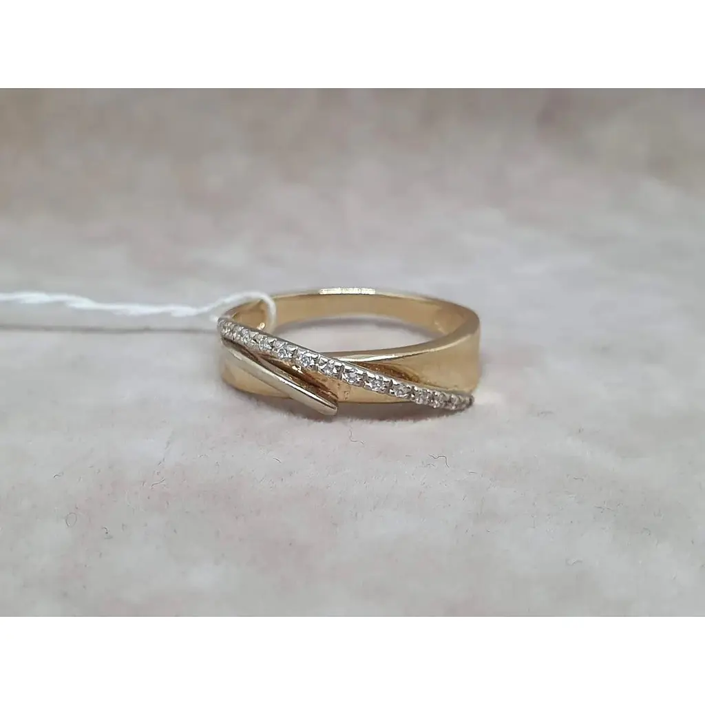 Золоте кільце Гаразд з діамантами. 3022222 20 - фото 8