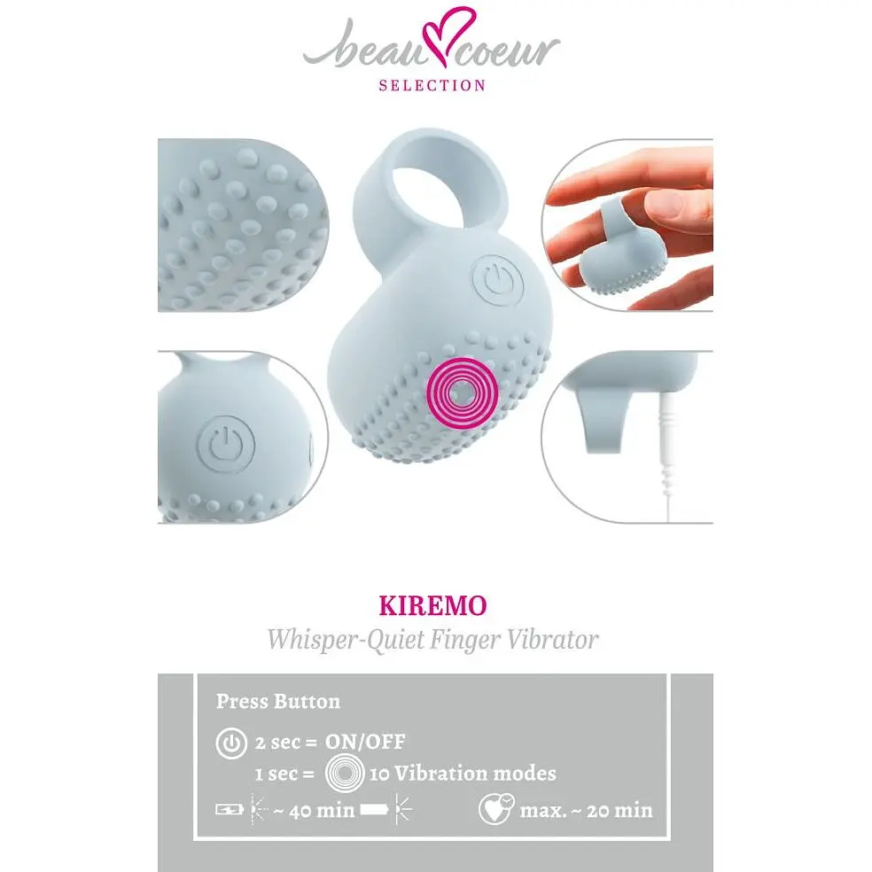 Кліторальний стимулятор Beau coeur Kiremo Finger Vibra - фото 10