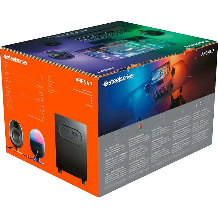 Акустична система SteelSeries 2.1 Arena 7 Black (61543) - фото 5
