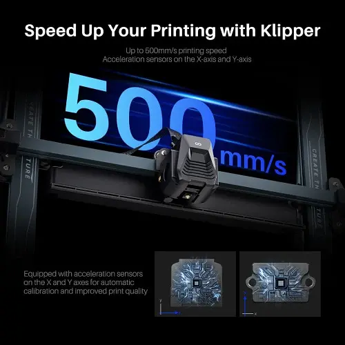Принтер 3D Elegoo Neptune 4 Plus, Black, FDM, робоча область - 320x320x385 мм, відкритий корпус, для PLA/TPU/PETG/ABS/ASA/Nylon, нитки 1.75 мм, 4.3" сенсорний екран, WiFi / USB / Lan (50.201.015300) - фото 4