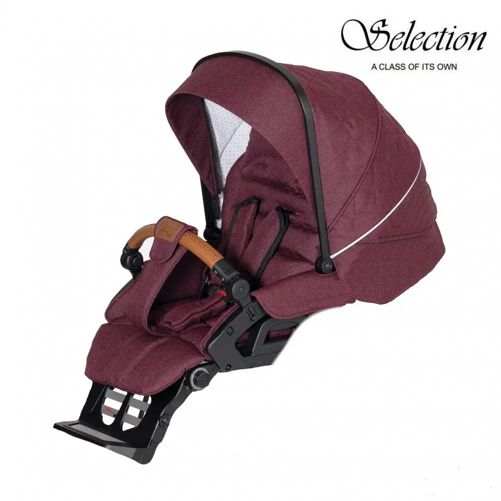 Универсальная коляска 2 в 1 Hartan Yes GTS Selection Berry, вишневый (2317129551-1) - фото 3
