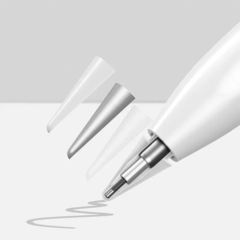 Наконечник для стилуса Baseus Smooth Writing Series Stylus Pen Light Damping 12 шт ARBJ020002 - фото 5