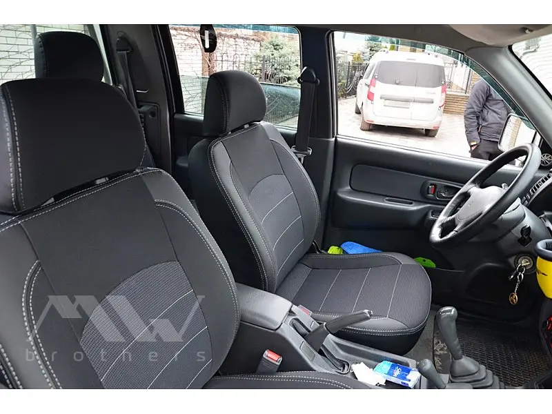 Авточохли модельні MW Brothers для Mitsubishi L-200 c 1996 - фото 5