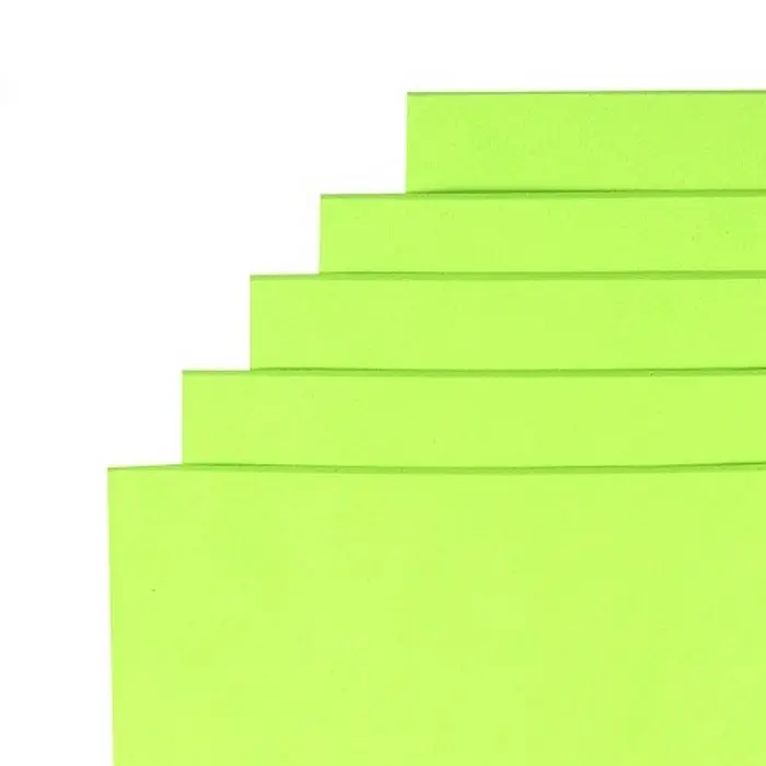 Фоамиран для творчества А4 15A4-7050 светло-салатовый 1,5 мм, 10 листов - фото 1