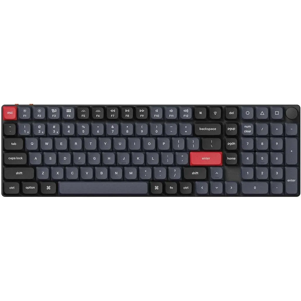 Клавіатура Keychron K17 PRO 100 Key White Led Gateron MX 2.0 Red Switch Black (K17P-A1-UA) [159760] - фото 2