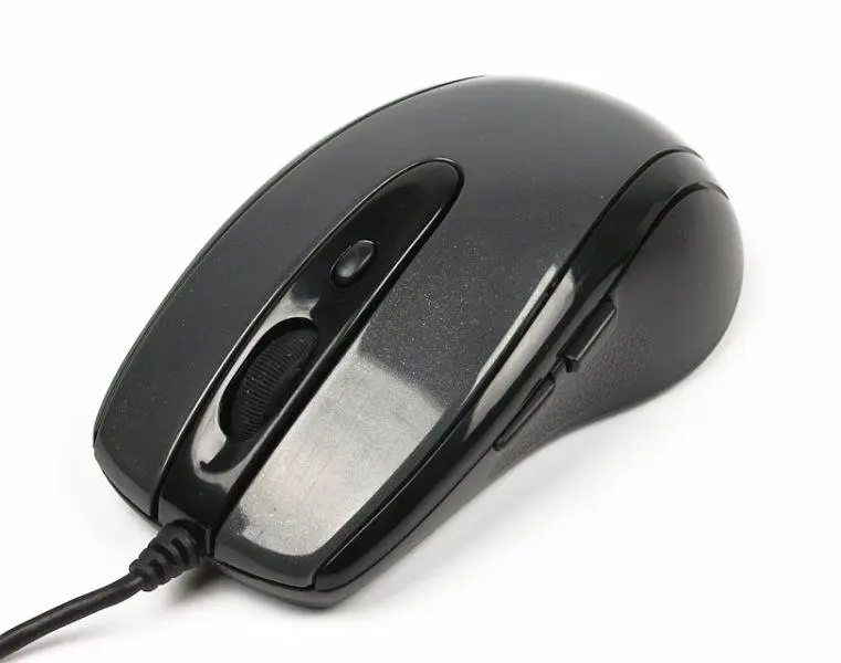 Миша A4Tech N-708X USB glossy grey - фото 4