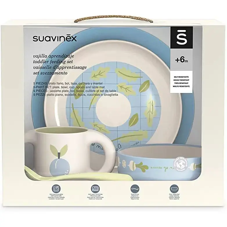 Набор для кормления Suavinex, голубой (300830/1) - фото 2