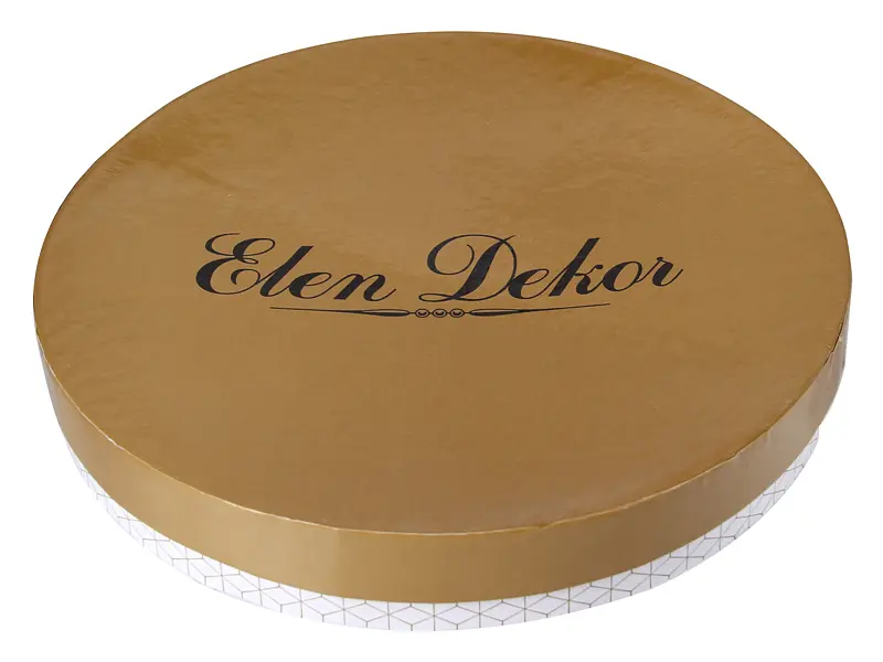 Набор тарелок Elen Dekor Золотые совушки, 19 см, белый, 2 шт (924-661) - фото 2