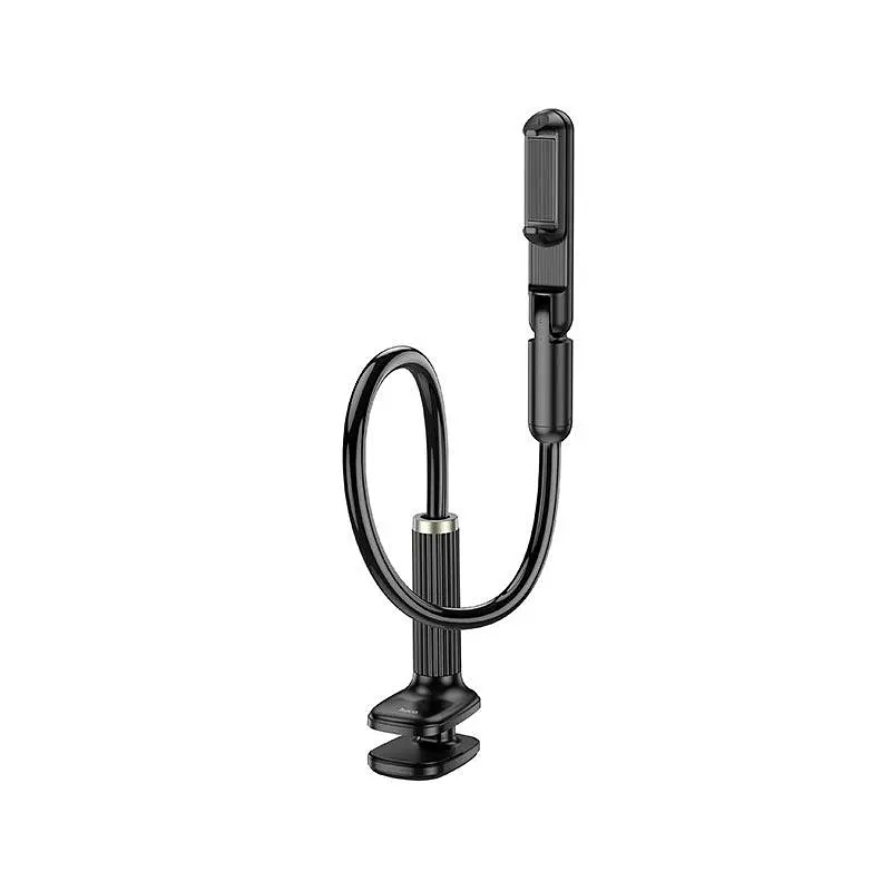 Тримач-гнучка штанга на затискачі Hoco HD4 Seaview mobile phone lazy holder чорний - фото 3