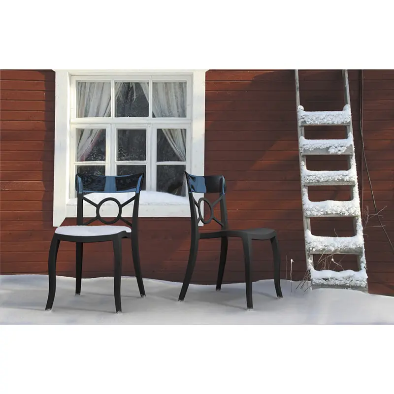 Стілець Papatya Opera-S сидіння чорне верх чорний (389747) - фото 4