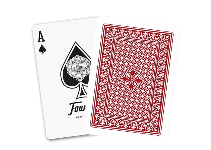 Карти гральні Fournier 18 Victoria Standard Index (red blue) (02389) - фото 3