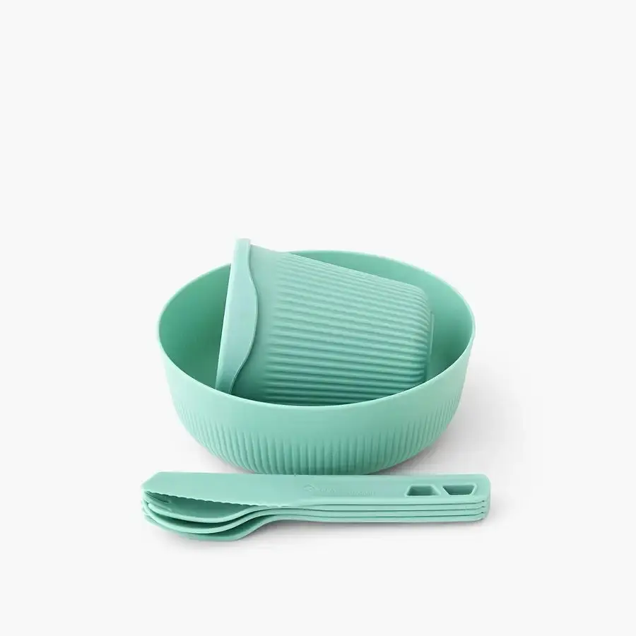Набор посуды Sea To Summit Passage Dinnerware Sett 1P 6 предметов Aqua Sea Blue (1033-STS ACK037051-120215) - фото 3