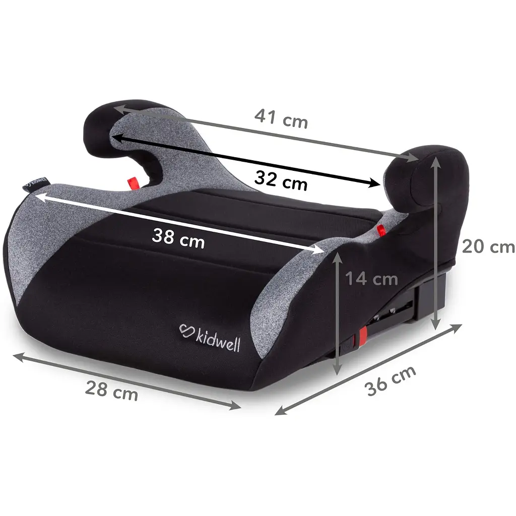Бустер Kidwell Baxter Isofix 15-36 кг Black - фото 2