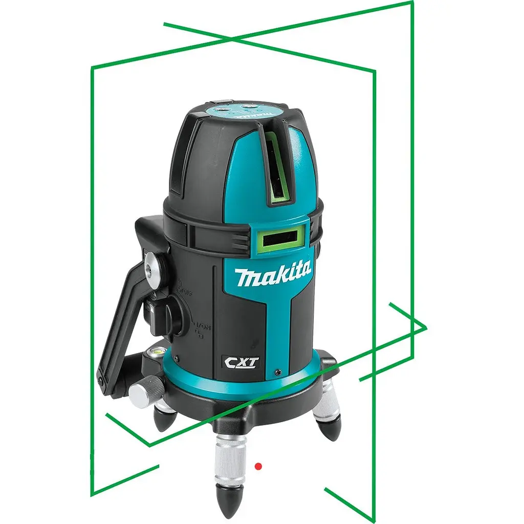 Нівелір лазерний акумуляторний Makita SK312GDZ (20 м, 4 промені, зелений, CXT, без акумулятора та зарядного пристрою) - фото 2