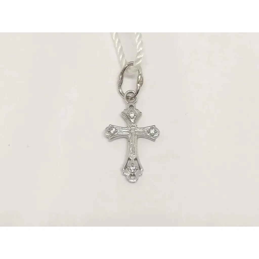 Золотой крестик Семейные драгоценности. Распятие Христа. 140900Б - фото 3