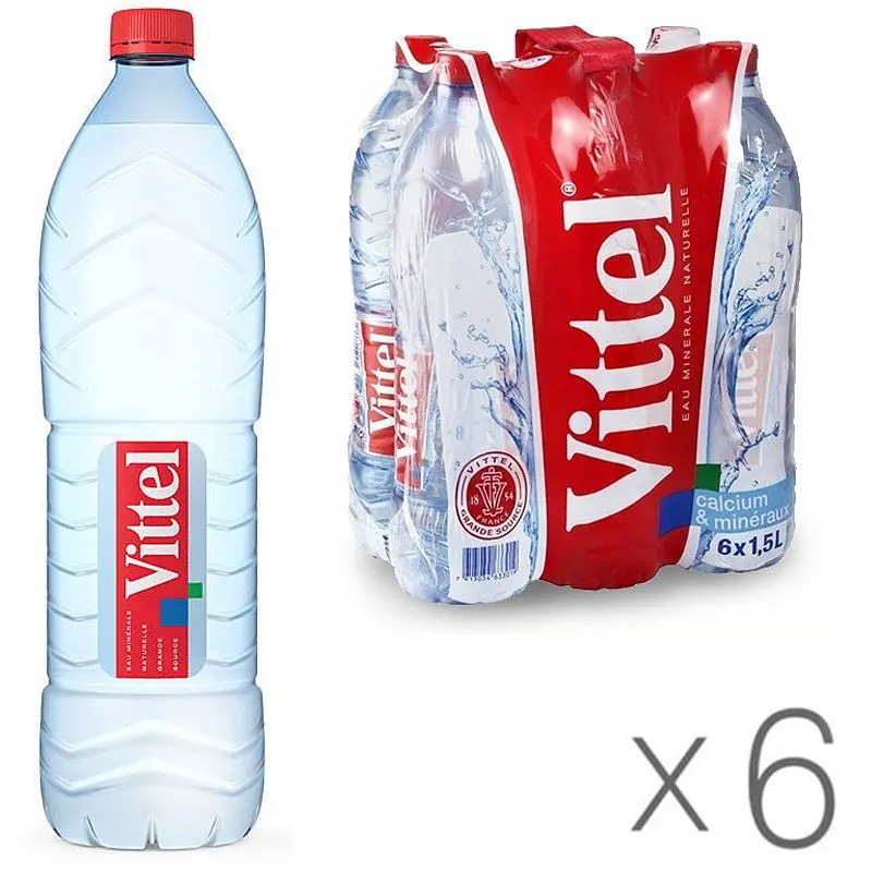 Vittel, 1,5 л, Вітель, Вода мінеральна негазована, ПЕТ - фото 4