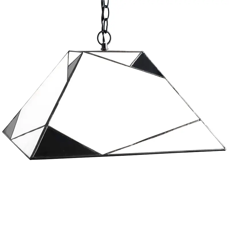 Люстра Brille Тиффани подвесная для кухни E27 60W BR (BL-605S/1) - фото 5