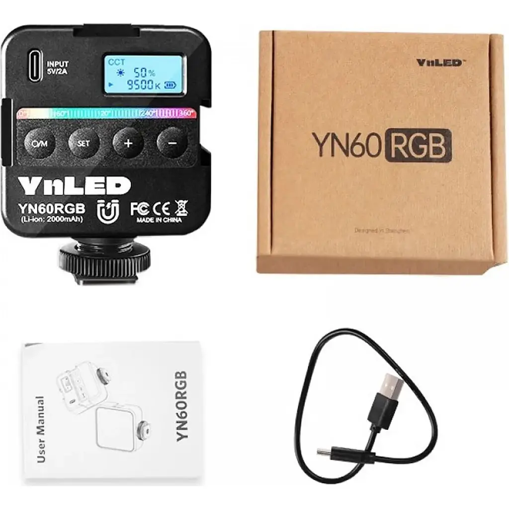 Накамерный свет Yongnuo YN60RGB [90461] - фото 4
