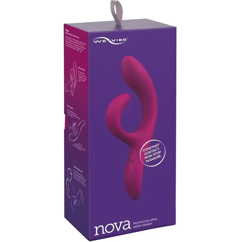 Смарт вібратор-кролик We-Vibe Nova Fuchsia - фото 9
