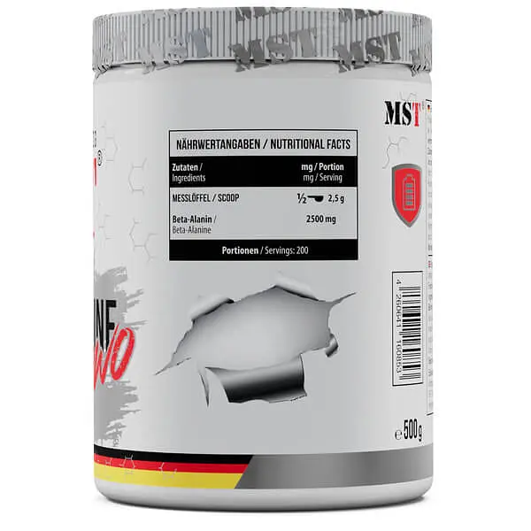 Бета-Аланин Beta Alanine 500 грамм MST Nutrition vit0006501 - фото 2