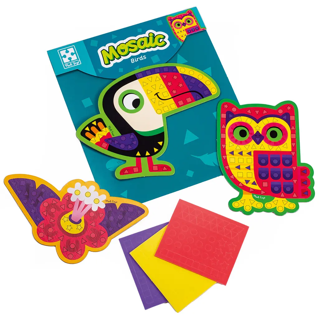 Набір для творчості Vladi Toys Птахи м'яка мозаїка (VT4511-09) - фото 2