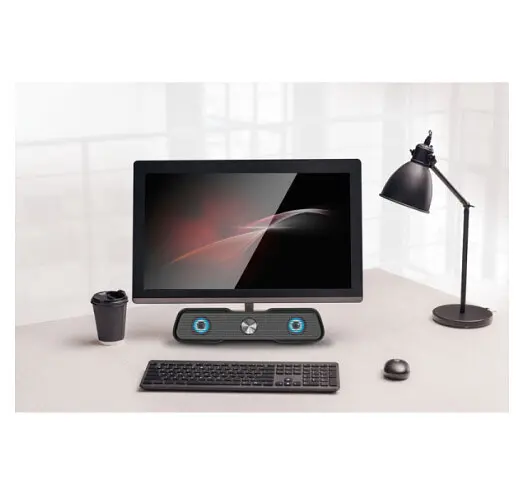 Акустическая система саундбар Defender Z1 6Вт USB с подсветкой (Черный) - фото 6