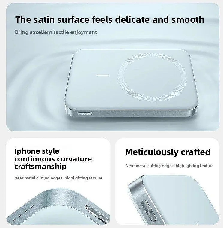 Павербанк Anker MagGo A1664 Ultra Slim магнитный с беспроводной зарядкой зеленый 10000 mAh - фото 4