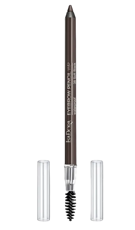 Карандаш для бровей IsaDora Eye Brow Pencil WP Soft Black тон 30, 1.2 г (492724) - фото 2