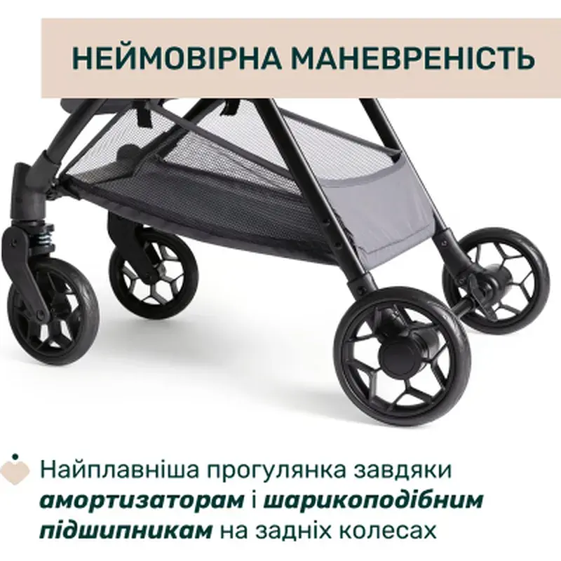 Коляска Chicco Urbino чорна (8058664182015) (87138.95) - фото 4
