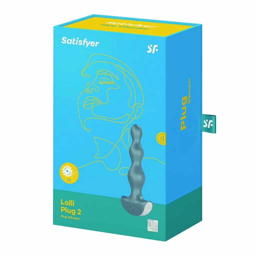 Анальная пробка Satisfyer Lolli Plug 13.9 см серый - фото 5