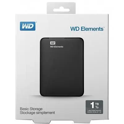 Зовнішній жорсткий диск 2.5 1TB WD (WDBUZG0010BBK-WESN) - фото 6