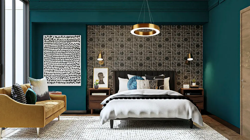 Потолочный светильник Brille подвесной лофт для спальни светодиодный BR-930S/25W WW GBZ - фото 9