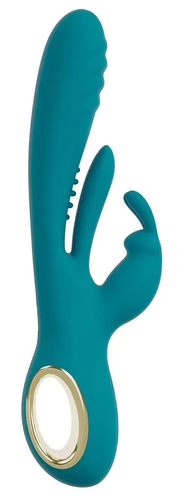 Вібратор-кролик Sweet Smile Rabbit Vibrator, 25 см (бірюзовий)