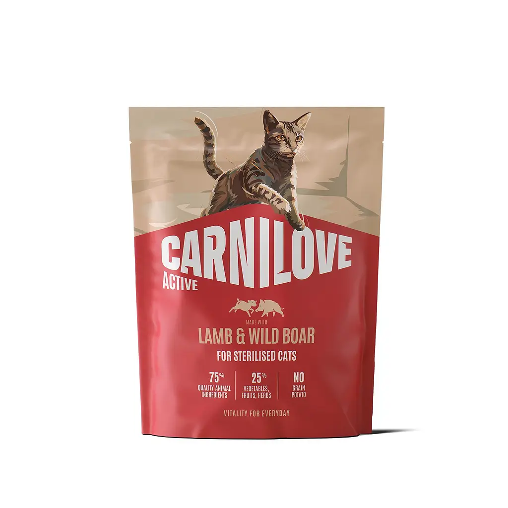 Сухий корм для стерилізованих котів Carnilove Active Lamb & Wild Boar Sterilised суперпреміум ягня і дикий кабан 400 г