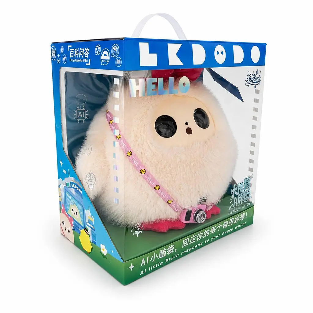 Розумна AI-іграшка Bobo PINK Smart AI Plush Toy голосове керування й під'єднання через Wi-Fi - фото 5