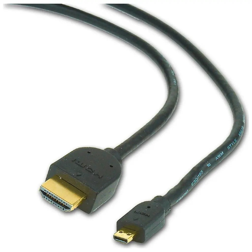 Кабель мультимедійний HDMI M to HDMI micro M 3.0m Cablexpert (CC-HDMID-10)