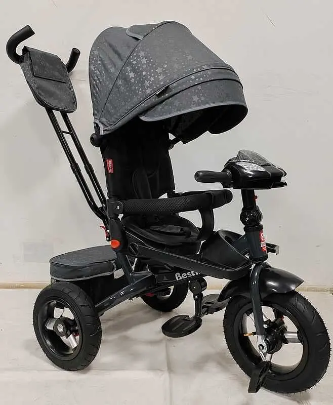 Велосипед 3-х колесный 6088 F – 980-66 Best Trike надувные колеса, фара, USB, Bluetooth, пульт, в коробке (6989151361137) - фото 2