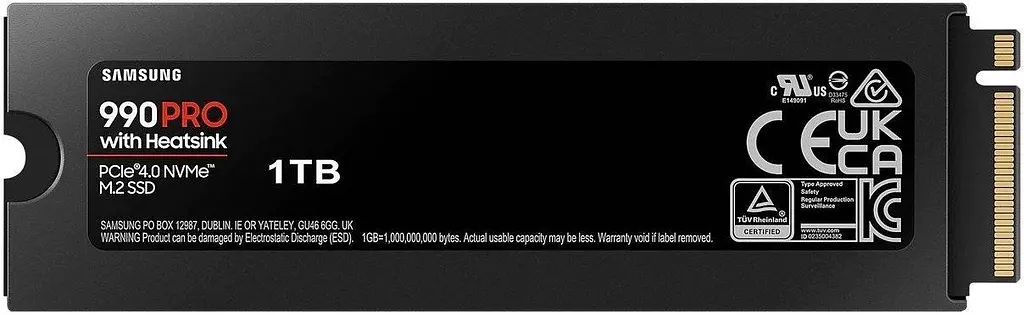 Накопитель SSD Samsung m.2 NVMe 1TB 990 PRO MZ-V9P1T0CW (MZ-V9P1T0CW) - фото 3