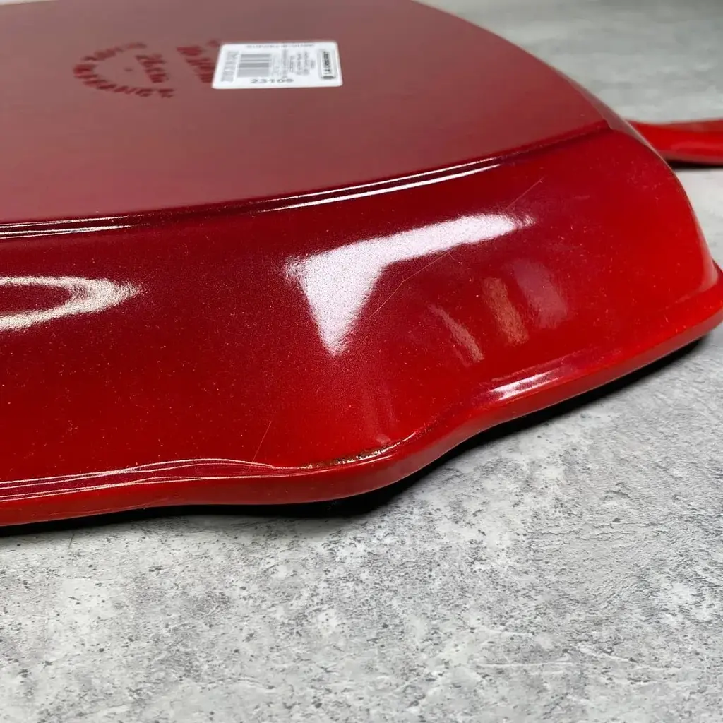 Сковорода-гриль Le Creuset Square Grillet 26 см вишнева 20183260600422 - фото 5
