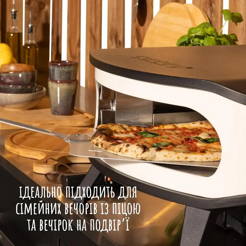 Мультифункціональна газова піч для піци Cozze 17 з термометром та підсвіткою (90426) - фото 12