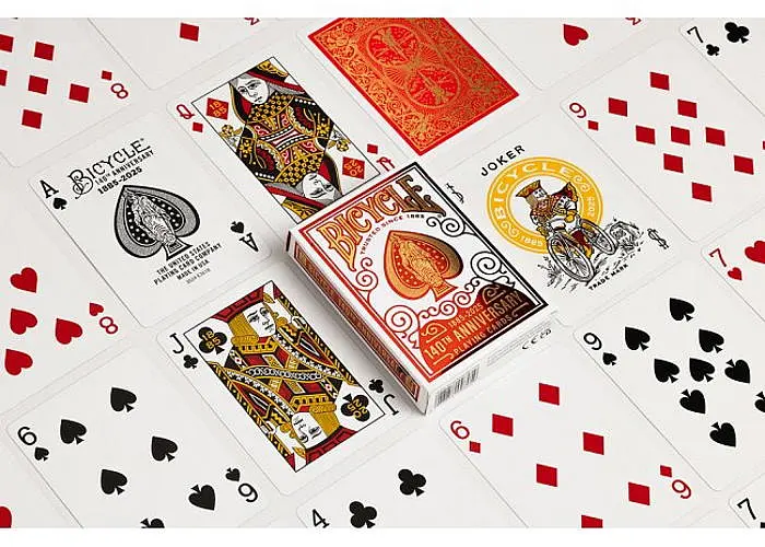 Карти гральні United States Playing Card Company Bicycle 140th Anniversary (ВР_КИ140А) - фото 3