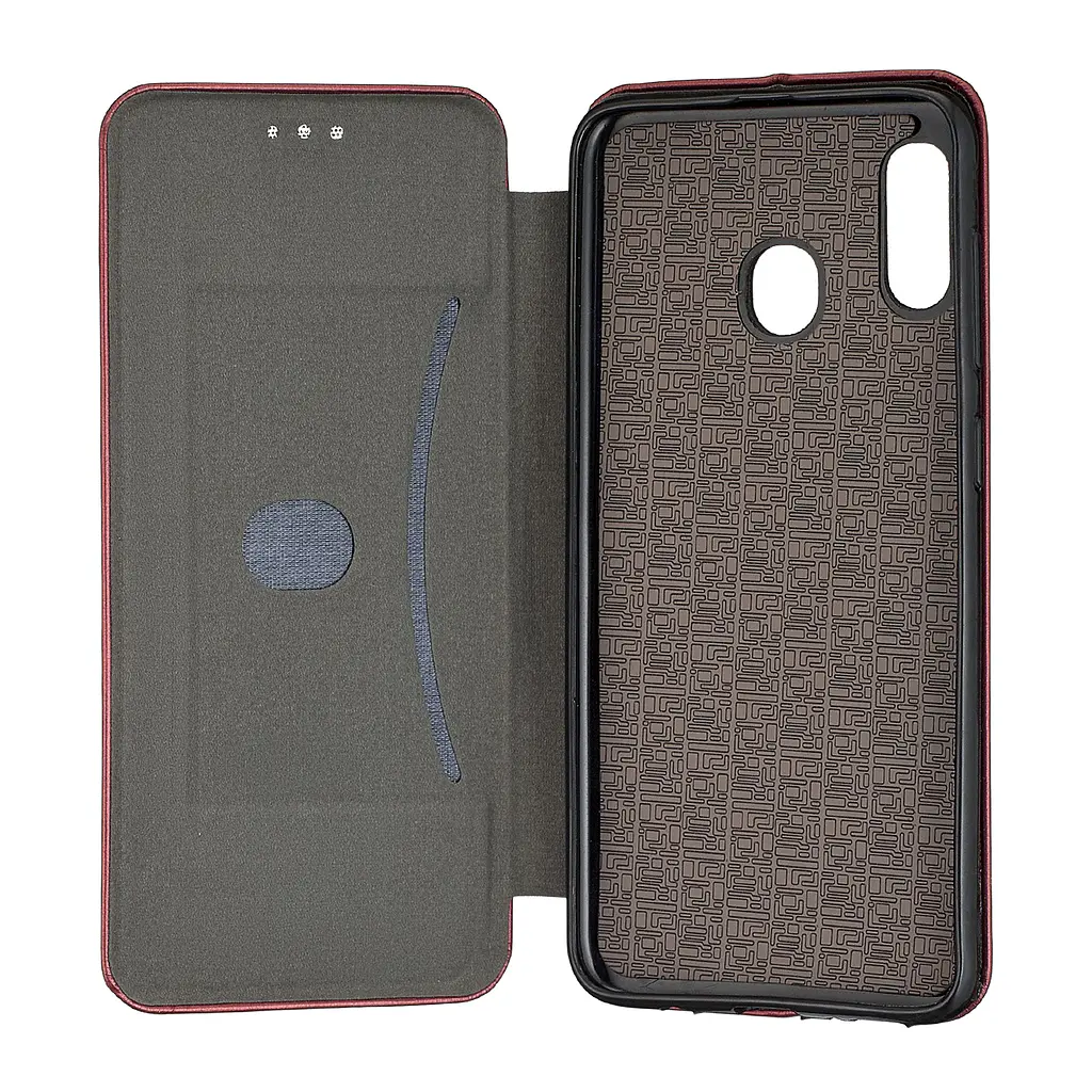 Чохол-книжка Standart Samsung A20/A30/M10s (A205/A305/M107) Wine Red - фото 2