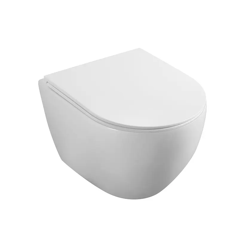 Комплект: Унітаз Mixxus Premium Ellipse-SET-2102 система змиву Tornado 3.0+ Інсталяція Koer KT-0404 + панель KT-0604-01 chrome MP6690, Білий - фото 3