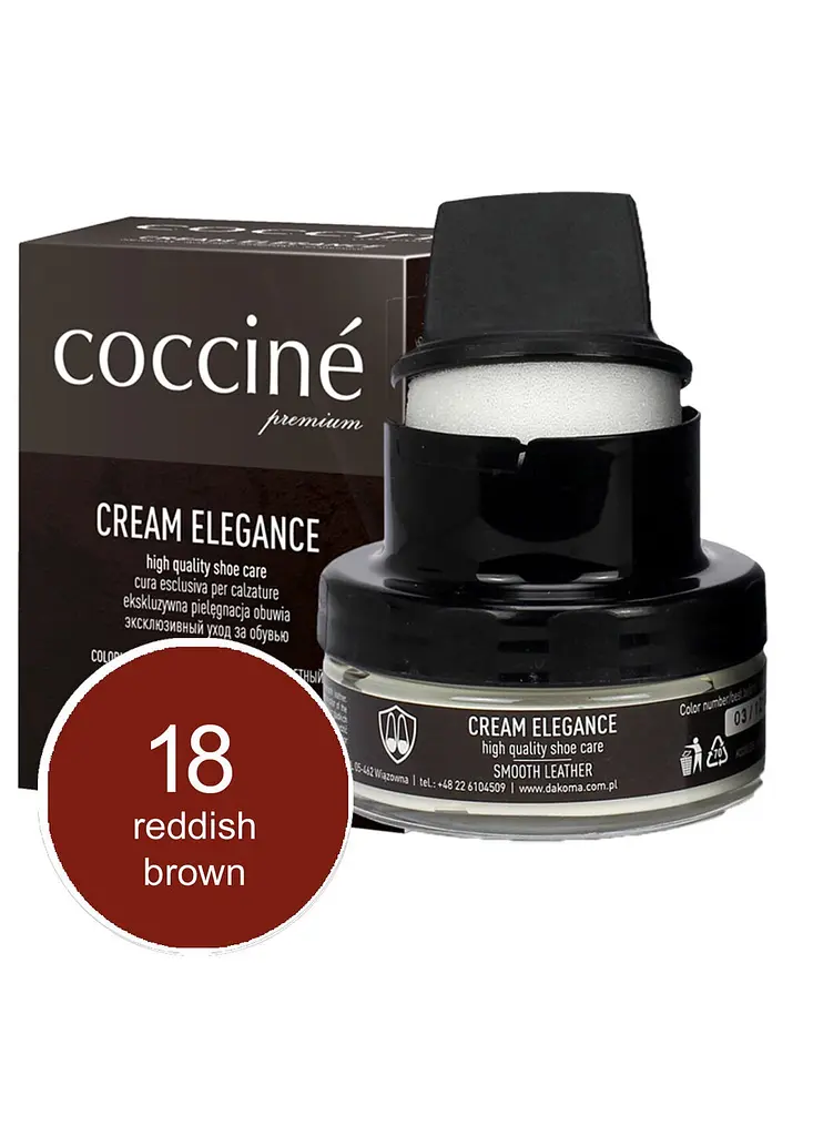 Крем Coccine Elegance для гладкої шкіри, червоно-коричневий, 50 мл