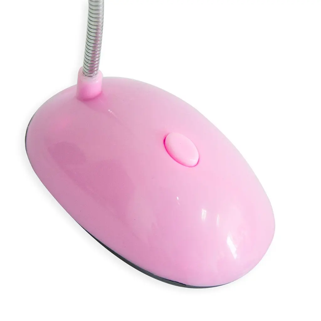 Настільна лампа світлодіодна рожева LED DESK Light X-7188 лід світильник на стіл на батарейках 3хААА - фото 5